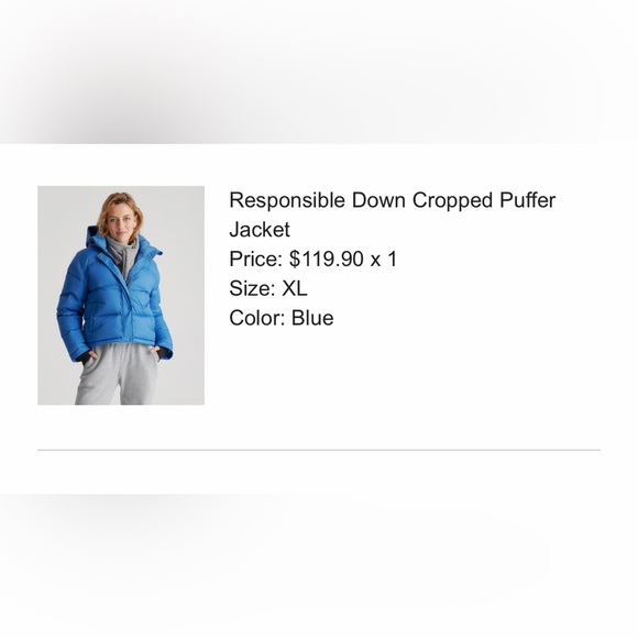 Quince Women’s Responsible Down Cropped Puffer - Picture 2 of 6